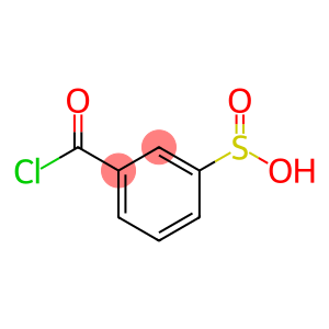 Benzenesulfinic acid, 3-(chlorocarbonyl)- (9CI)