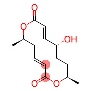 (3E,6R,9E,11R,14R)-11-Hydroxy-6,14-dimethyl-1,7-dioxacyclotetradeca-3,9-diene-2,8-dione