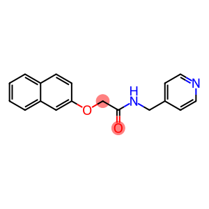 2-(naphthalen-2-yloxy)-N-(pyridin-4-ylmethyl)acetamide