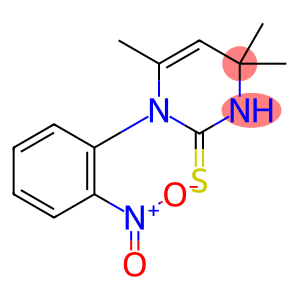 3,4-Dihydro-1-(o-nitrophenyl)-4,4,6-trimethyl-2(1H)-pyrimidinethione