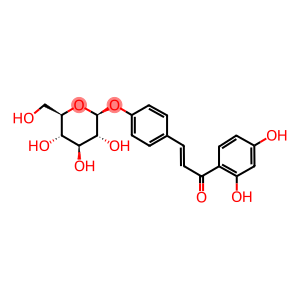 4-[(1E)-3-(2,4-dihydroxyphenyl)-3-oxoprop-1-en-1-yl]phenyl beta-D-glucopyranoside