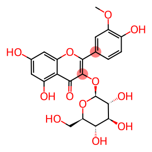 5,7-Dihydroxy-2-(4-hydroxy-3-methoxyphenyl)-4-oxo-4H-chromen-3-yl beta-D-glucopyranoside
