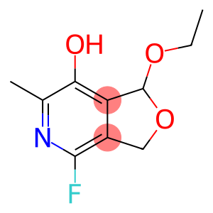 Furo[3,4-c]pyridin-7-ol, 1-ethoxy-4-fluoro-1,3-dihydro-6-methyl- (9CI)