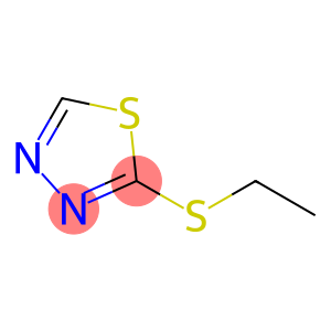 1,3,4-Thiadiazole,  2-(ethylthio)-