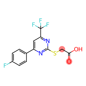 [4-(4-氟-苯基)-6-三氟甲基-嘧啶-2-基硫基]-乙酸