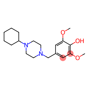 4-[(4-cyclohexylpiperazin-1-yl)methyl]-2,6-dimethoxyphenol