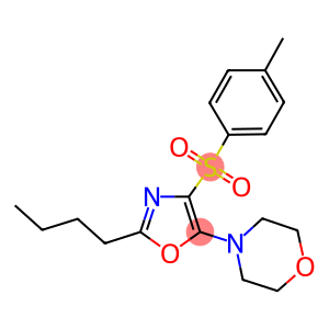 2-butyl-5-(4-morpholinyl)-1,3-oxazol-4-yl 4-methylphenyl sulfone