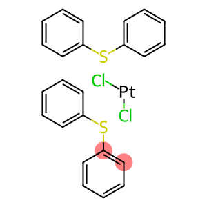 dichlorobis[1,1'-thiobis[benzene]]platinum