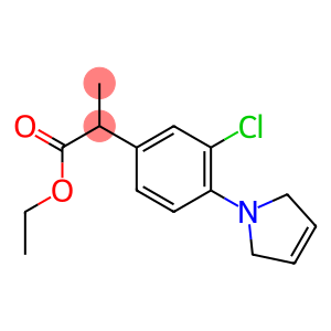 Ethyl 2-[3-Chloro-4-(3-pyrrolin-1-yl)phenyl]propionate