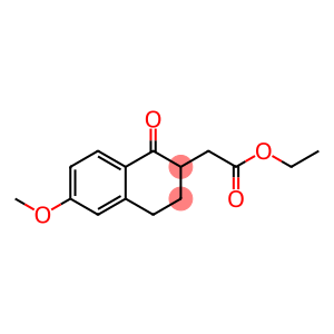 2-Naphthaleneacetic acid, 1,2,3,4-tetrahydro-6-methoxy-1-oxo-, ethyl ester