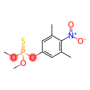 Phosphorothioic acid O-(3,5-dimethyl-4-nitrophenyl)O,O-dimethyl ester