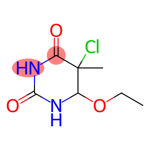 2,4(1H,3H)-Pyrimidinedione, 5-chloro-6-ethoxydihydro-5-methyl-