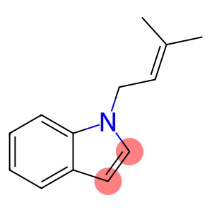 1-(3-methylbut-2-enyl)-1H-indole