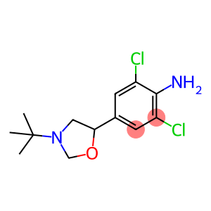 2,6-Dichloro-4-(3-(1,1-dimethylethyl)-5-oxazolidinyl)benzenamine