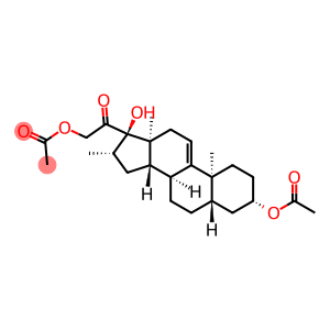 Pregn-9(11)-en-20-one, 3,21-bis(acetyloxy)-17-hydroxy-16-methyl-, (3β,5α,16β)- (9CI)