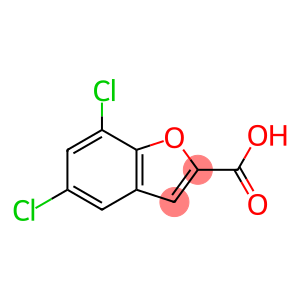 2-Benzofurancarboxylic acid, 5,7-dichloro-