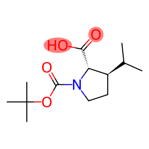 (2S,3R)-1-(tert-Butoxycarbonyl)-3-isopropylpyrrolidine-2-carboxylic acid