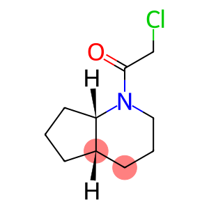 1H-Cyclopenta[b]pyridine, 1-(chloroacetyl)octahydro-, cis- (9CI)