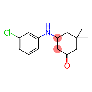 3-[(3-chlorophenyl)amino]-5,5-dimethylcyclohex-2-en-1-one