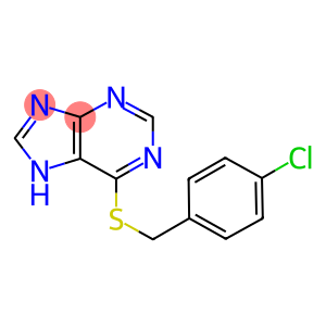 4-chlorobenzyl 7H-purin-6-yl sulfide