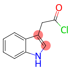 1H-indol-3-yl)acetyl chloride