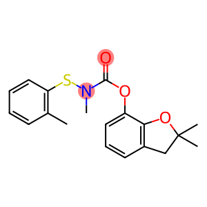 2,3-Dihydro-2,2-dimethylbenzofuran-7-yl=N-methyl-N-[(2-methylphenyl)thio]carbamate