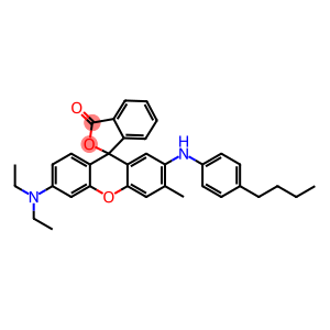 6'-Diethylamino-3'-methyl-2'-(4-butylphenylamino)spiro[isobenzofuran-1(3H),9'-[9H]xanthen]-3-one