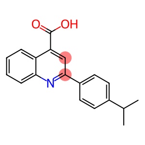 喹啉-4-羧酸,2-(4-异丙苯基)-