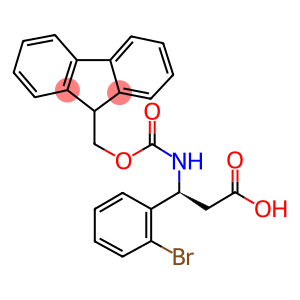 FMOC-(S)-3-AMINO-3-(2-BROMO-PHENYL)-PROPANOIC ACID