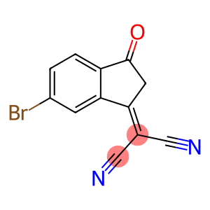 Propanedinitrile, (6-bromo-2,3-dihydro-3-oxo-1H-inden-1-ylidene)-