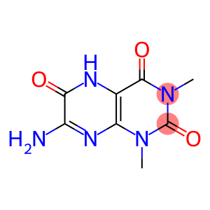 2,4,6(3H)-Pteridinetrione,  7-amino-1,5-dihydro-1,3-dimethyl-