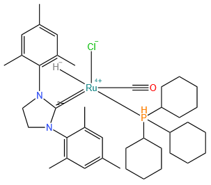 Ruthenium, [1,3-bis(2,4,6-trimethylphenyl)-2-imidazolidinylidene]carbonylchlorohydro(tricyclohexylphosphine)-, (SP-5-53)-