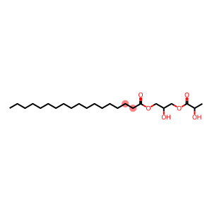 Octadecanoic acid 2-hydroxy-3-(2-hydroxy-1-oxopropoxy)propyl ester