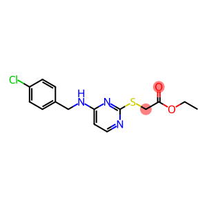 [[4-[[(4-Chlorophenyl)methyl]amino]-2-pyrimidinyl]thio]acetic acid ethyl ester