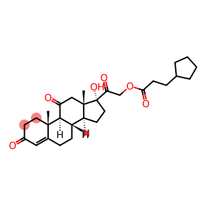 21-(3-Cyclopentyl-1-oxopropoxy)-17α-hydroxypregn-4-ene-3,11,20-trione