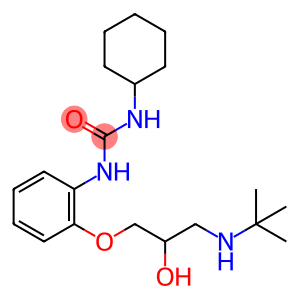 N-Cyclohexyl-N'-[2-(3-tert-butylamino-2-hydroxypropoxy)phenyl]urea