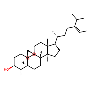 9,19-Cyclostigmast-24(28)-en-3-ol, 4,14-dimethyl-, (3β,4α,5α,24Z)- (9CI)