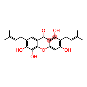 1,3,5,6-Tetrahydroxy-2,7-bis(3-methyl-2-butenyl)-9H-xanthen-9-one