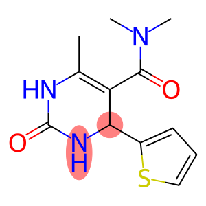 5-Pyrimidinecarboxamide,1,2,3,4-tetrahydro-N,N,6-trimethyl-2-oxo-4-(2-thienyl)-(9CI)