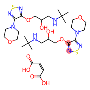 (2S)-1-[(1,1-Dimethylethyl)amino]-3-[[4-(4-morpholinyl)-1,2,5-thiadiazol-3-yl]oxy]-2-propanol (2Z)-2-Butenedioate Salt