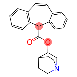 1-azabicyclo[2.2.2]oct-3-yl 5H-dibenzo[a,d]cycloheptene-5-carboxylate