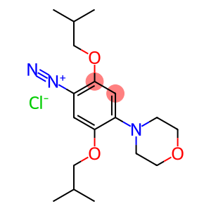 2,5-Bis(2-methylpropoxy)-4-(4-morpholinyl)benzenediazonium chloride