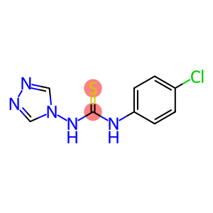 N-(4-CHLOROPHENYL)-N'-(4H-1,2,4-TRIAZOL-4-YL)THIOUREA