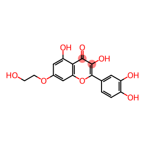 4H-1-Benzopyran-4-one, 2-(3,4-dihydroxyphenyl)-3,5-dihydroxy-7-(2-hydroxyethoxy)-