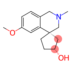 cis-6''-Methoxy-2''-methyl-2'',3''-dihydro-1''H-spiro[cyclopentane-1,4''-isoquinolin]-3-ol