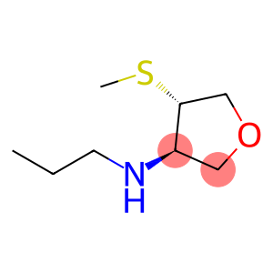 TRANS-TETRAHYDRO-4-(METHYLTHIO)-N-PROPYL-3-FURANAMINE