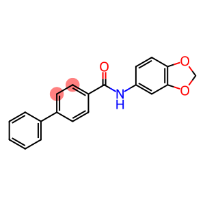 N-(1,3-benzodioxol-5-yl)[1,1'-biphenyl]-4-carboxamide