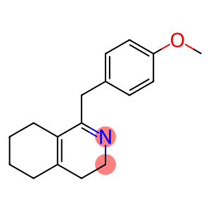 3,4,5,6,7,8-hexahydro-1-[(4-methoxyphenyl)methyl]isoquinoline