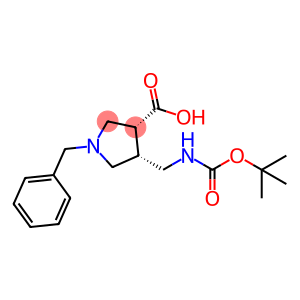 1-Benzyl-4-methyl-3-pyrrolidinecarboxylic acid