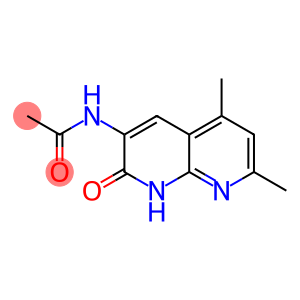 Acetamide, N-(1,2-dihydro-5,7-dimethyl-2-oxo-1,8-naphthyridin-3-yl)-